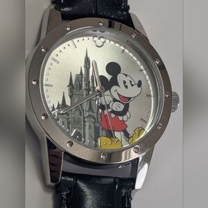 Collectible Disney Parks Limited Release Mickey Mouse wristwatch Genuine Leather